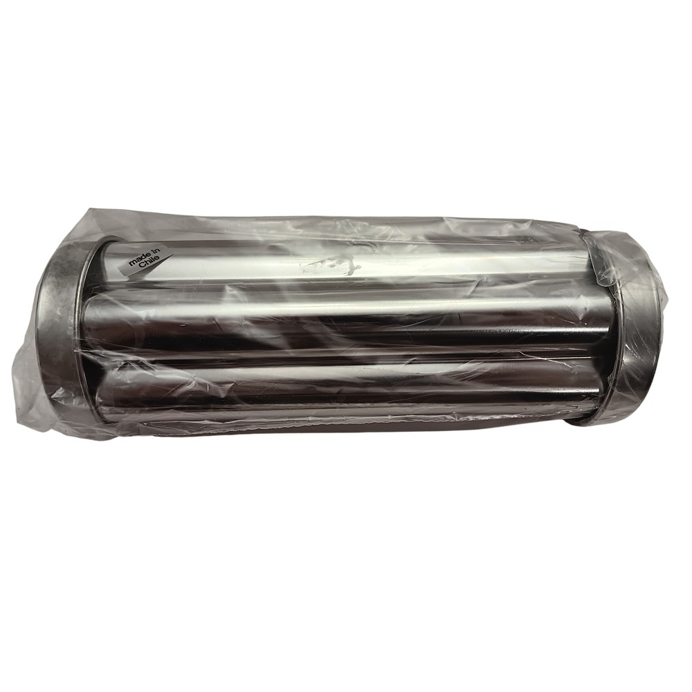 The Pampered Chef Flower Bread Tube 1550 Stainless Steel Baking Mold NIB 9in